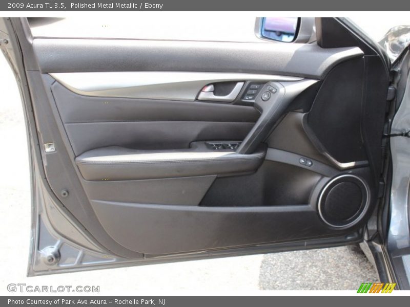 Polished Metal Metallic / Ebony 2009 Acura TL 3.5