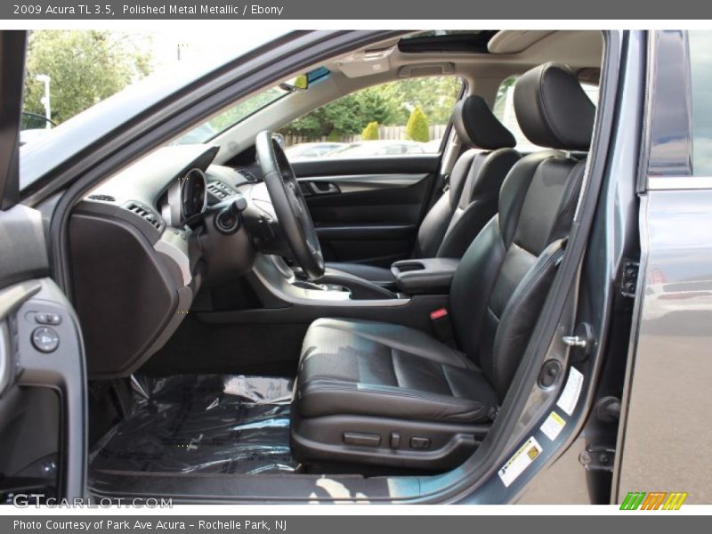 Polished Metal Metallic / Ebony 2009 Acura TL 3.5
