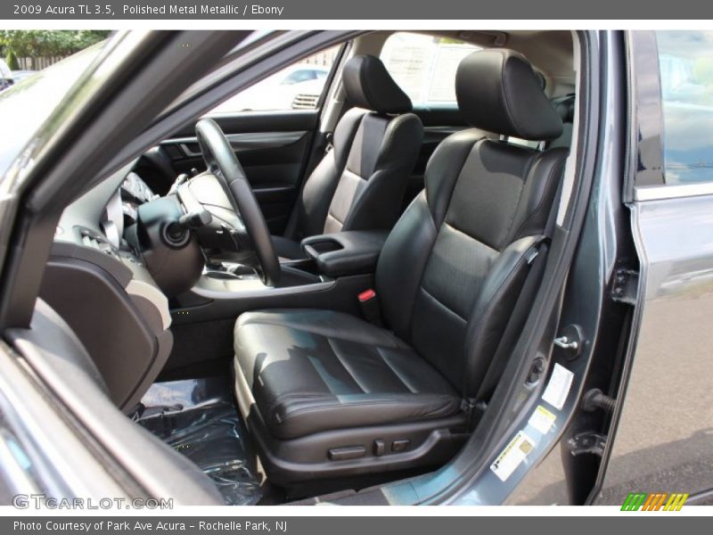 Polished Metal Metallic / Ebony 2009 Acura TL 3.5