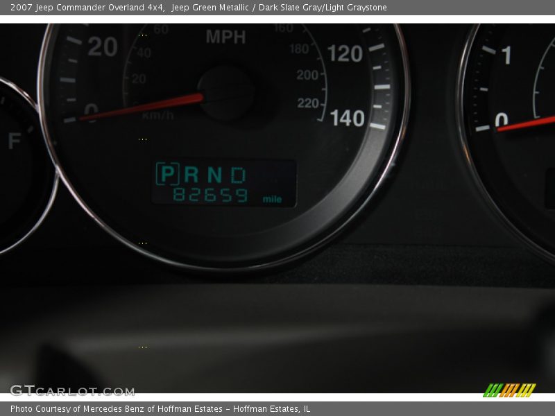 Jeep Green Metallic / Dark Slate Gray/Light Graystone 2007 Jeep Commander Overland 4x4