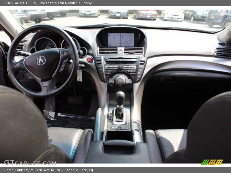 Polished Metal Metallic / Ebony 2009 Acura TL 3.5