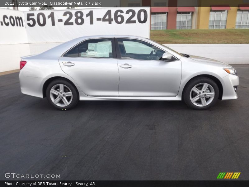 Classic Silver Metallic / Black 2012 Toyota Camry SE