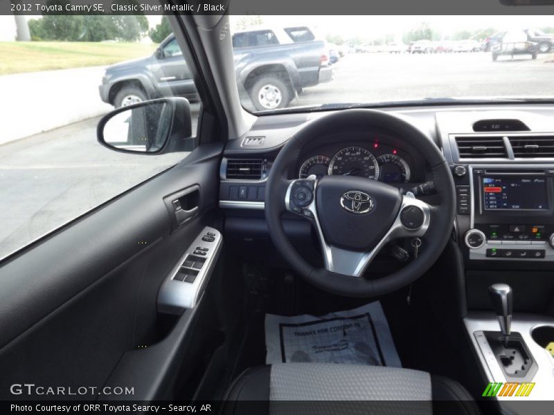 Classic Silver Metallic / Black 2012 Toyota Camry SE