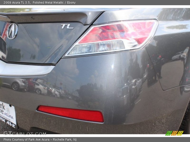 Polished Metal Metallic / Ebony 2009 Acura TL 3.5