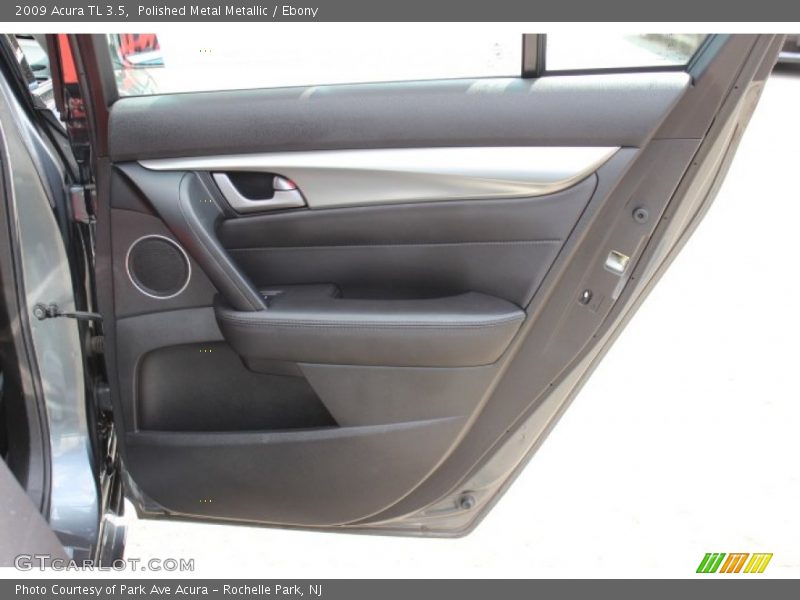 Polished Metal Metallic / Ebony 2009 Acura TL 3.5