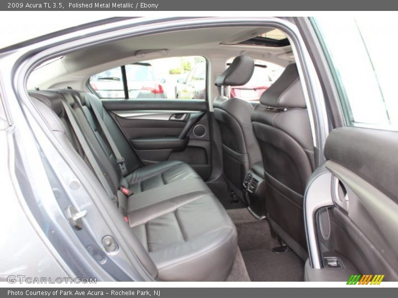 Polished Metal Metallic / Ebony 2009 Acura TL 3.5