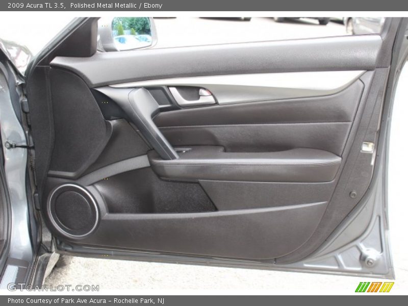 Polished Metal Metallic / Ebony 2009 Acura TL 3.5