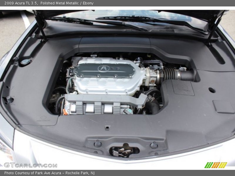 Polished Metal Metallic / Ebony 2009 Acura TL 3.5