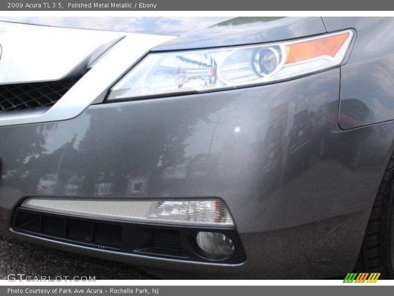 Polished Metal Metallic / Ebony 2009 Acura TL 3.5