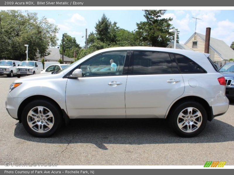 Billet Silver Metallic / Ebony 2009 Acura MDX