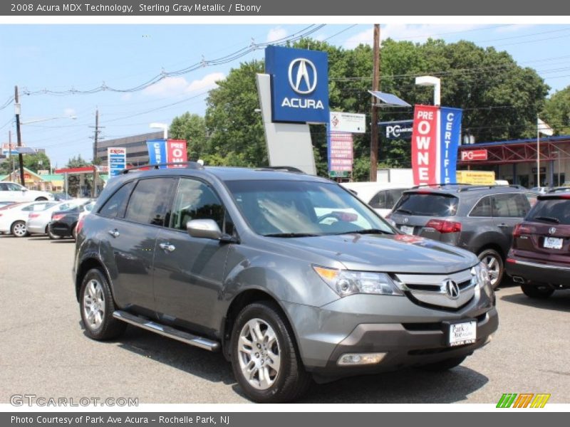 Sterling Gray Metallic / Ebony 2008 Acura MDX Technology