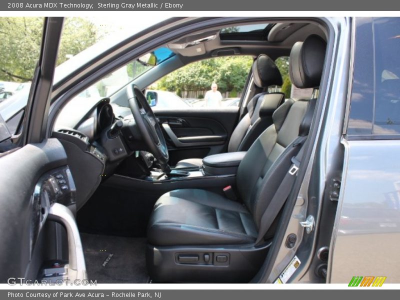 Sterling Gray Metallic / Ebony 2008 Acura MDX Technology