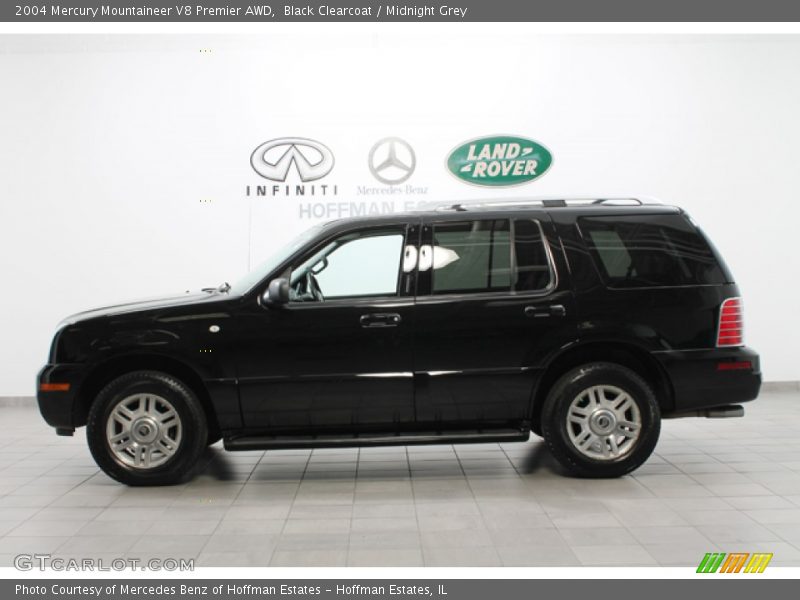 Black Clearcoat / Midnight Grey 2004 Mercury Mountaineer V8 Premier AWD