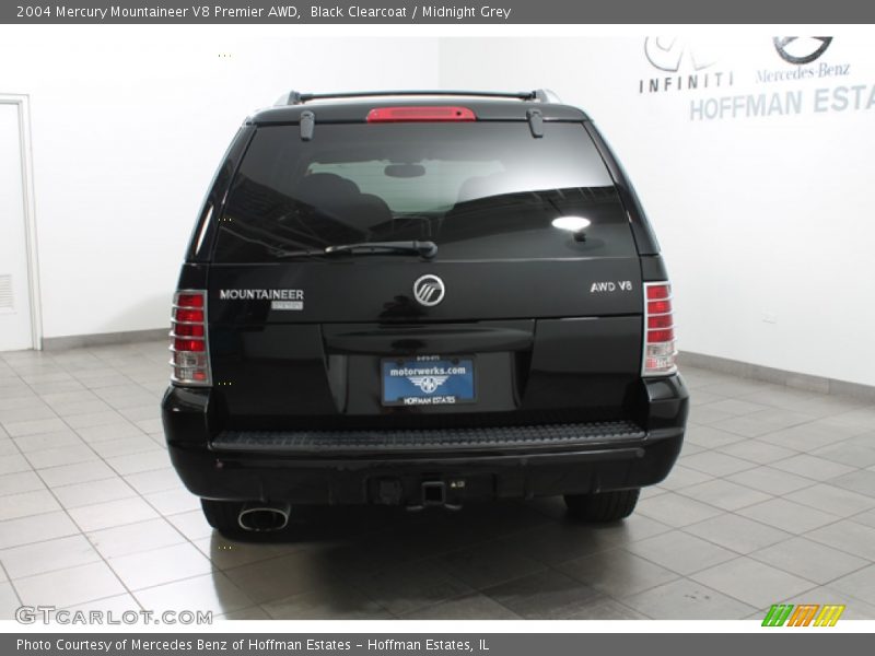Black Clearcoat / Midnight Grey 2004 Mercury Mountaineer V8 Premier AWD
