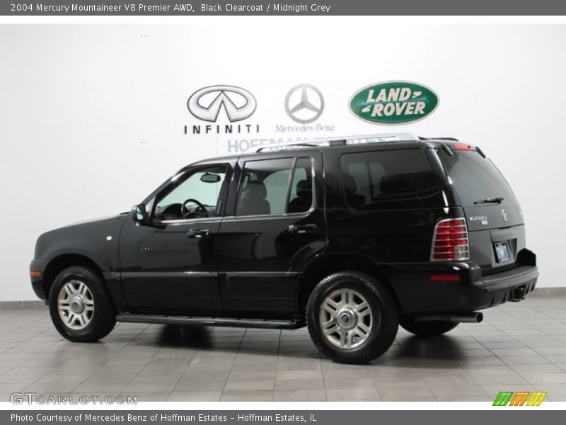 Black Clearcoat / Midnight Grey 2004 Mercury Mountaineer V8 Premier AWD