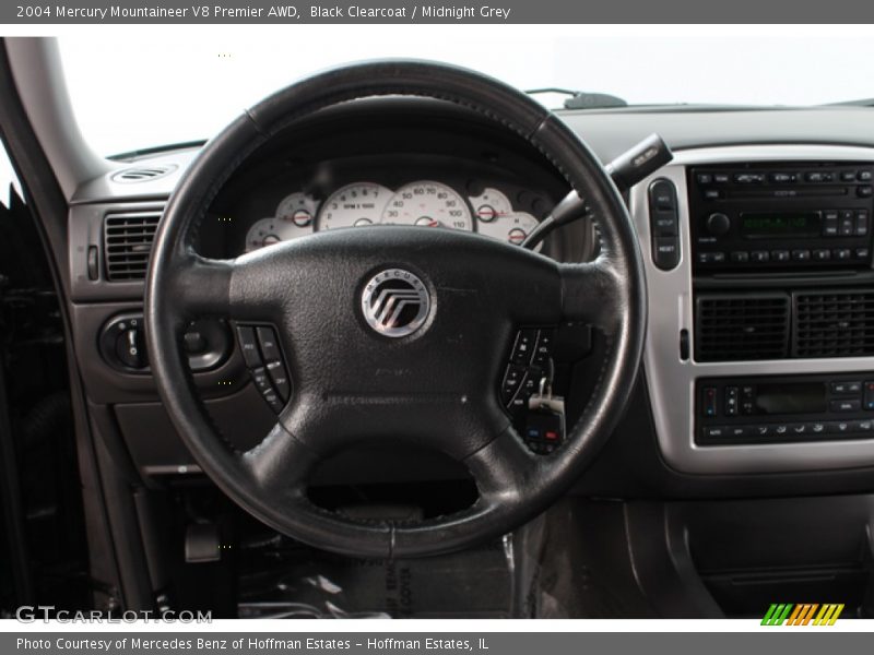 Black Clearcoat / Midnight Grey 2004 Mercury Mountaineer V8 Premier AWD