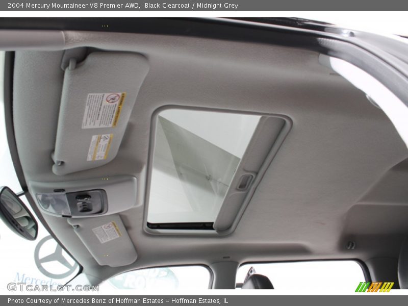 Black Clearcoat / Midnight Grey 2004 Mercury Mountaineer V8 Premier AWD