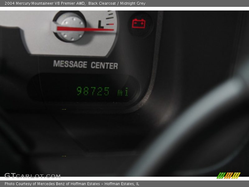 Black Clearcoat / Midnight Grey 2004 Mercury Mountaineer V8 Premier AWD