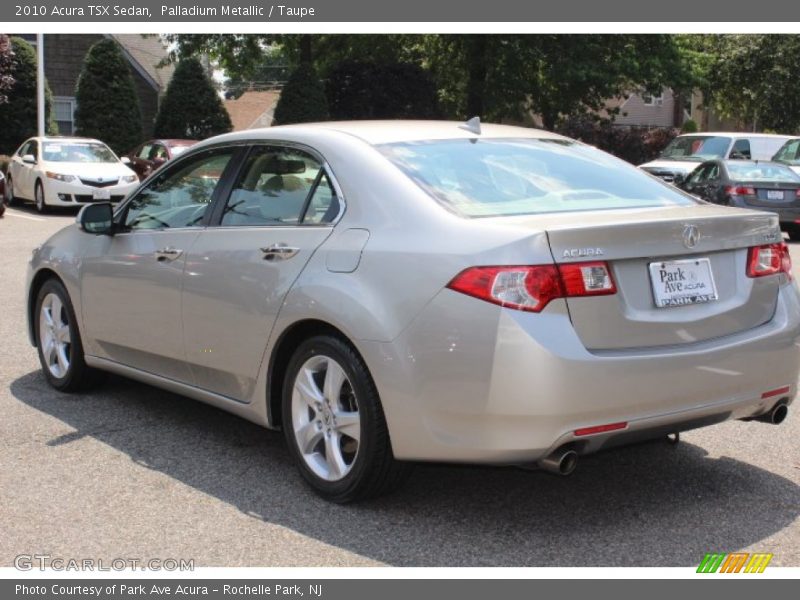 Palladium Metallic / Taupe 2010 Acura TSX Sedan