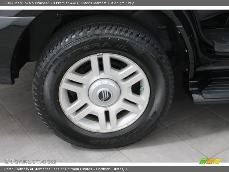 Black Clearcoat / Midnight Grey 2004 Mercury Mountaineer V8 Premier AWD