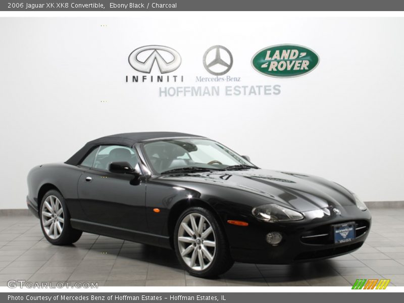 Ebony Black / Charcoal 2006 Jaguar XK XK8 Convertible