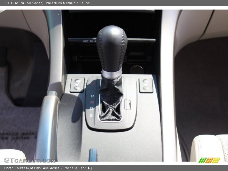 Palladium Metallic / Taupe 2010 Acura TSX Sedan