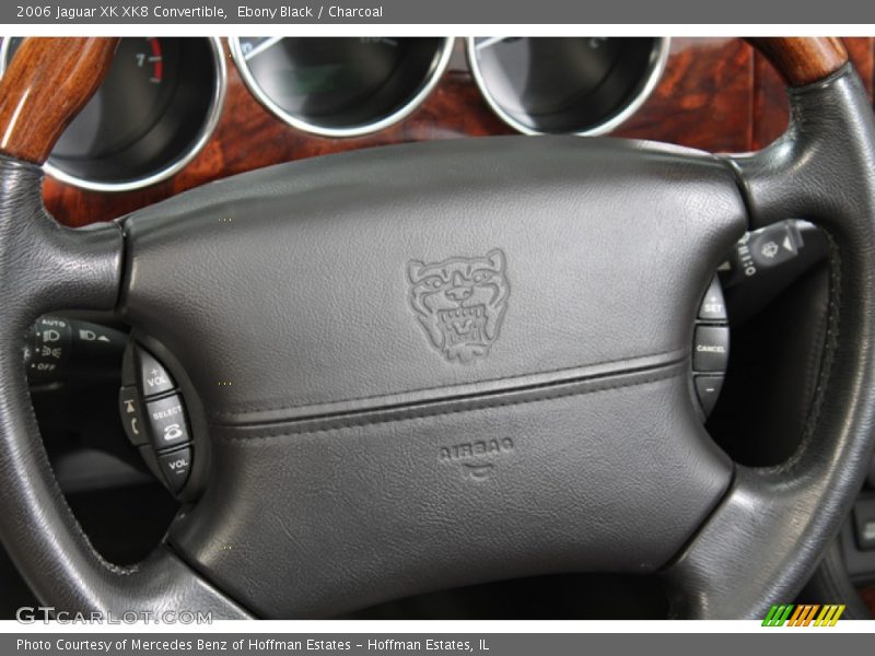 Ebony Black / Charcoal 2006 Jaguar XK XK8 Convertible