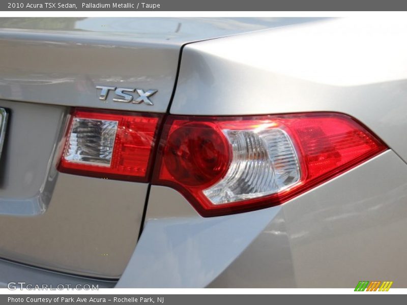 Palladium Metallic / Taupe 2010 Acura TSX Sedan