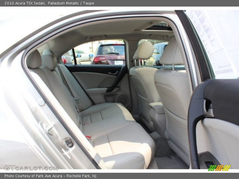 Palladium Metallic / Taupe 2010 Acura TSX Sedan