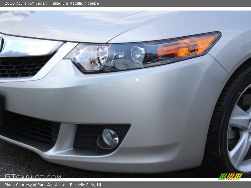 Palladium Metallic / Taupe 2010 Acura TSX Sedan