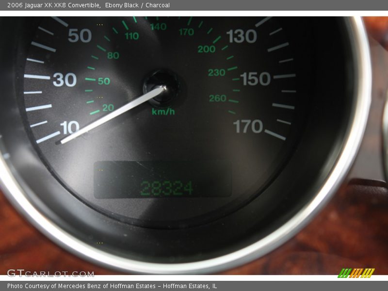 Ebony Black / Charcoal 2006 Jaguar XK XK8 Convertible