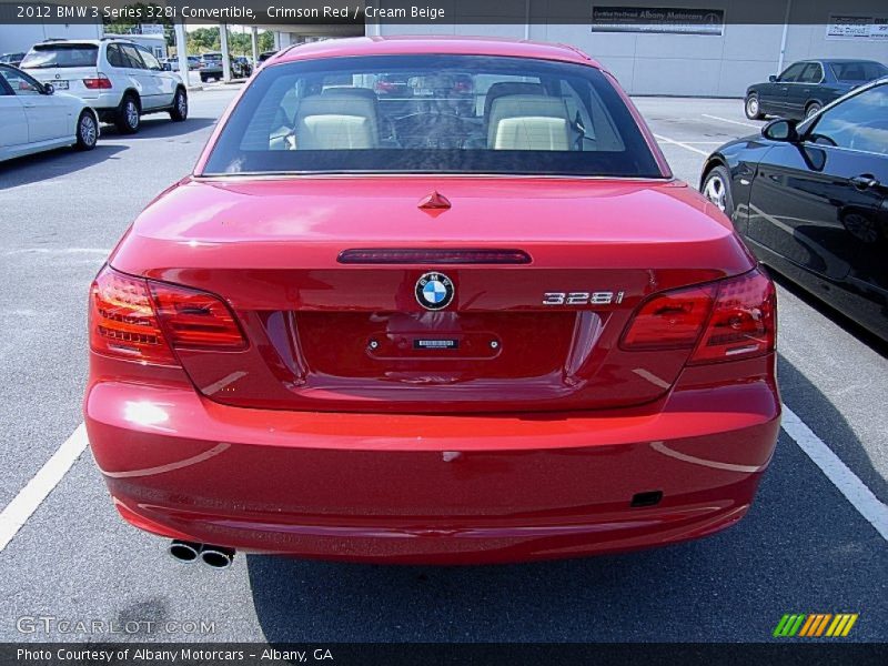 Crimson Red / Cream Beige 2012 BMW 3 Series 328i Convertible