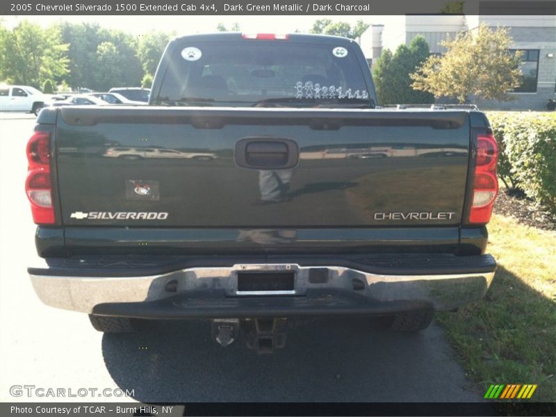Dark Green Metallic / Dark Charcoal 2005 Chevrolet Silverado 1500 Extended Cab 4x4