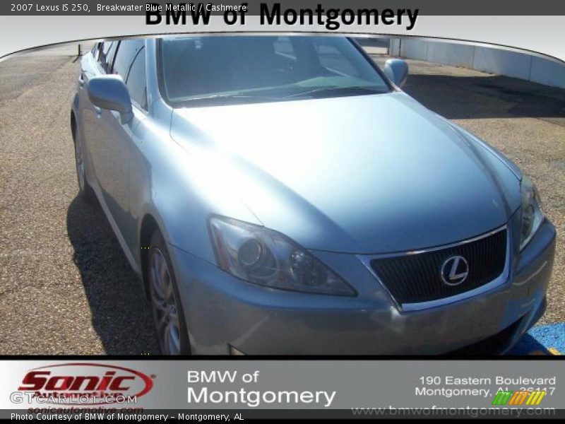 Breakwater Blue Metallic / Cashmere 2007 Lexus IS 250