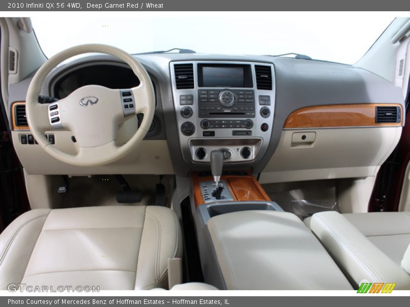 Dashboard of 2010 QX 56 4WD