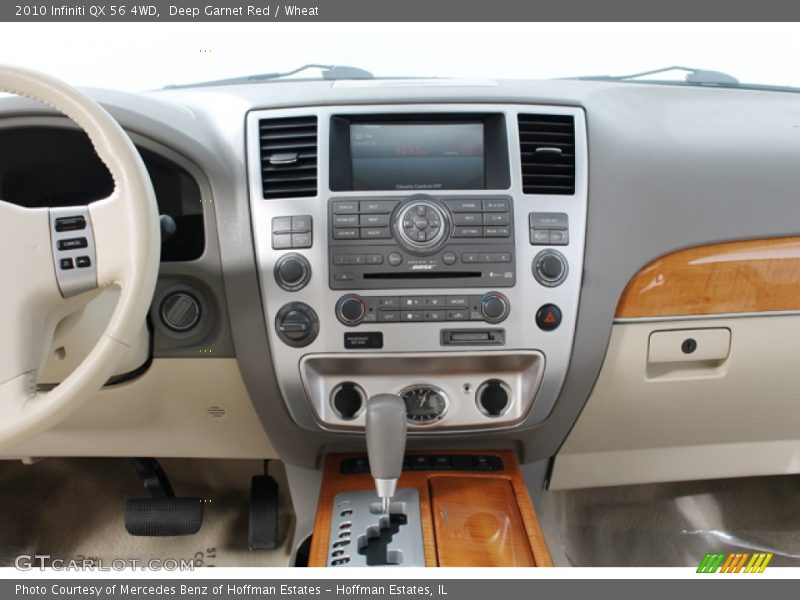 Controls of 2010 QX 56 4WD