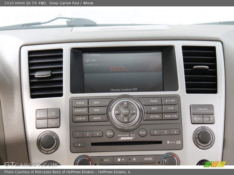 Audio System of 2010 QX 56 4WD