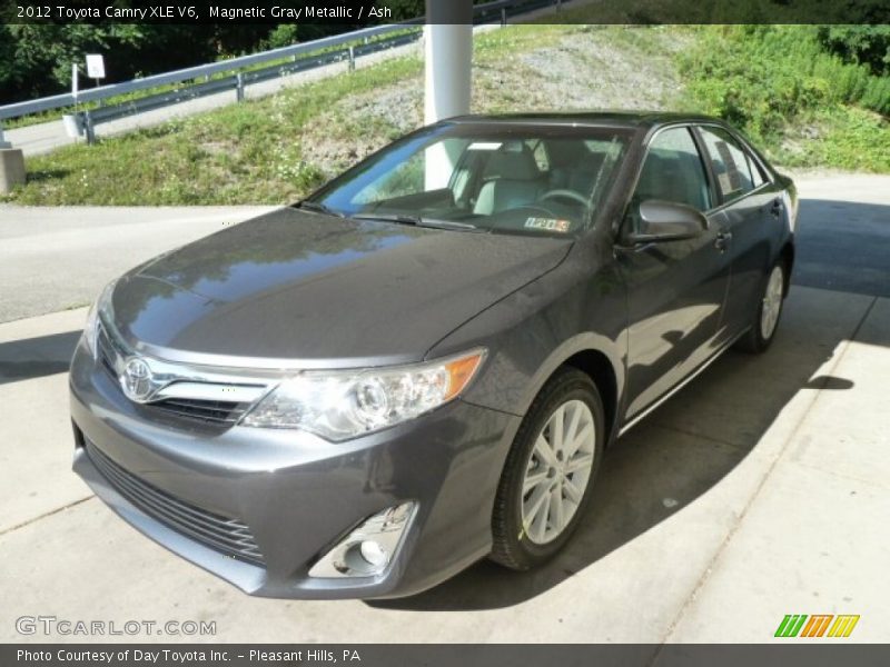 Magnetic Gray Metallic / Ash 2012 Toyota Camry XLE V6