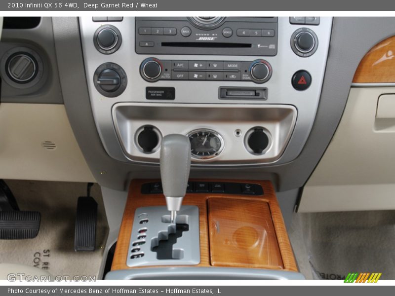 Controls of 2010 QX 56 4WD