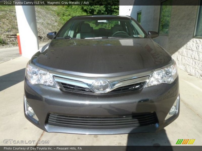 Magnetic Gray Metallic / Ash 2012 Toyota Camry XLE V6