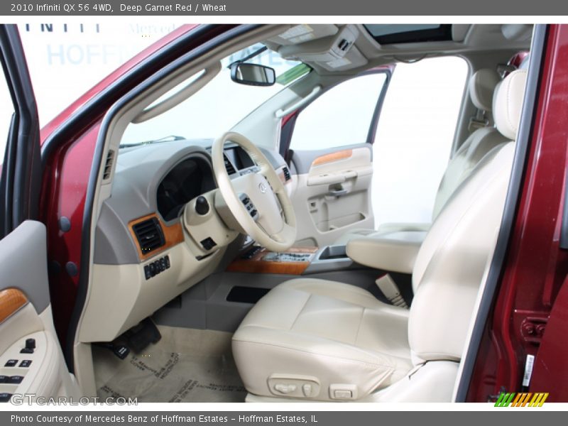  2010 QX 56 4WD Wheat Interior