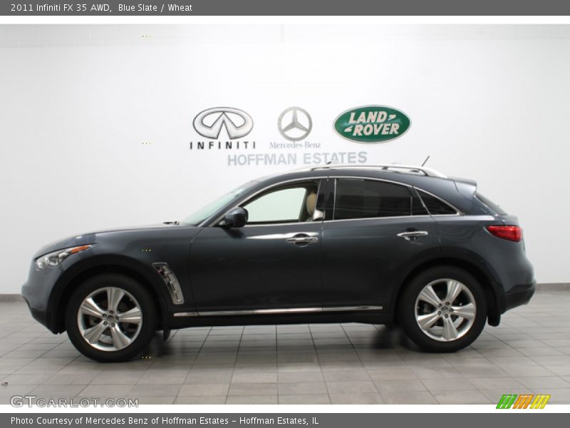 Blue Slate / Wheat 2011 Infiniti FX 35 AWD
