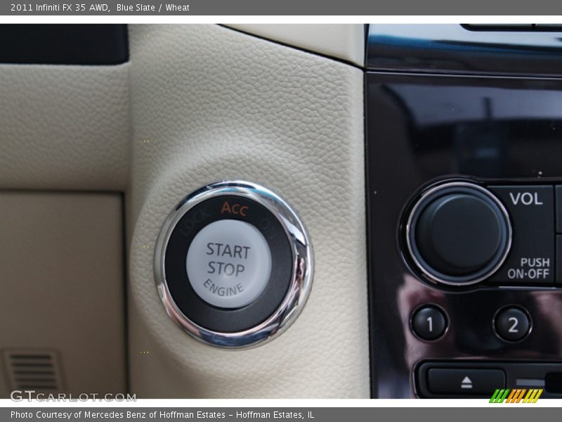 Controls of 2011 FX 35 AWD