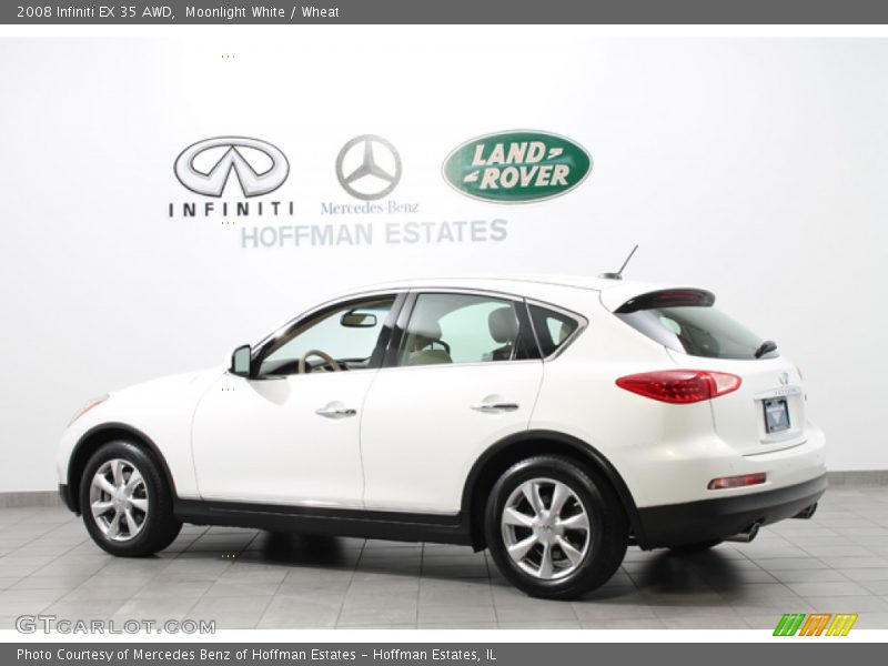 Moonlight White / Wheat 2008 Infiniti EX 35 AWD