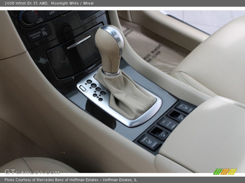 Moonlight White / Wheat 2008 Infiniti EX 35 AWD