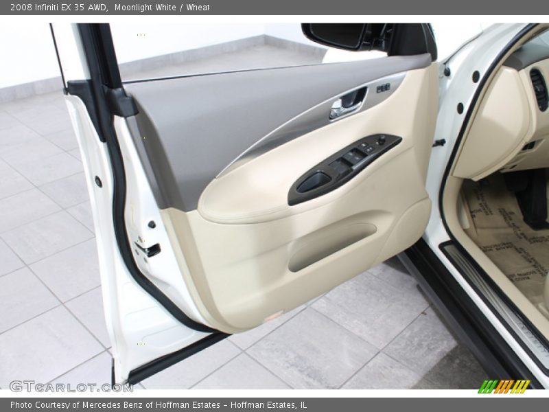 Moonlight White / Wheat 2008 Infiniti EX 35 AWD