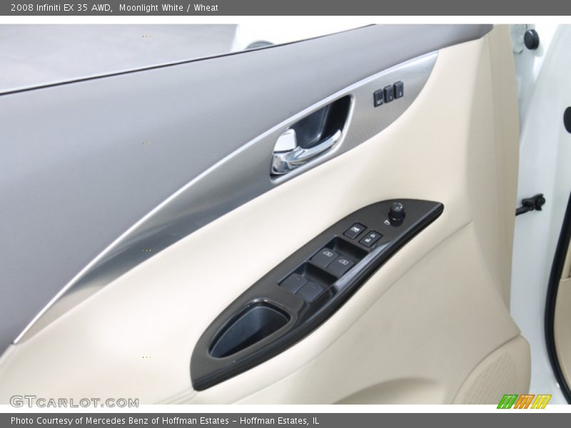 Moonlight White / Wheat 2008 Infiniti EX 35 AWD