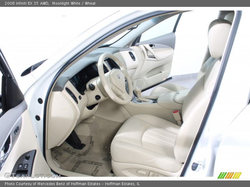 Moonlight White / Wheat 2008 Infiniti EX 35 AWD