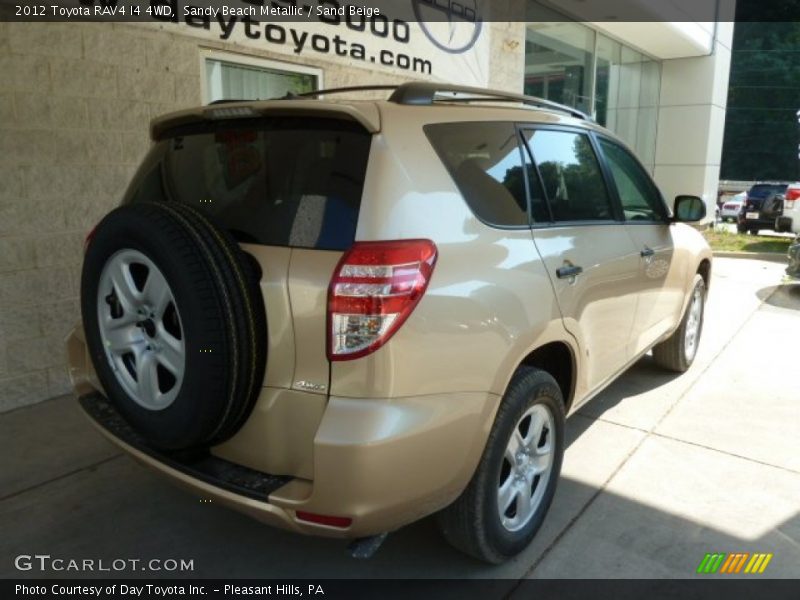 Sandy Beach Metallic / Sand Beige 2012 Toyota RAV4 I4 4WD