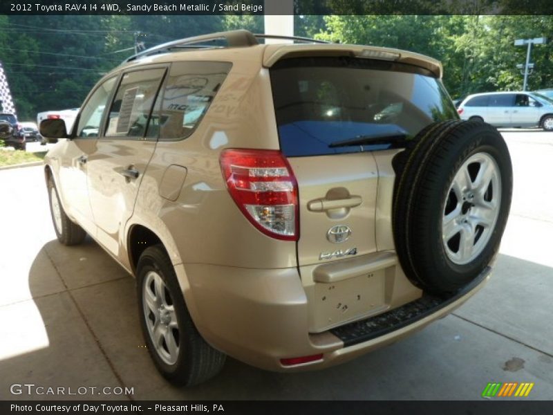 Sandy Beach Metallic / Sand Beige 2012 Toyota RAV4 I4 4WD